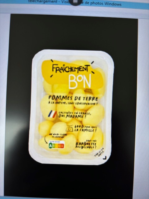 Lentilles verte et pomme de terre sans peau Fraichement Bon : photo du produit rappelé le 25/09/2024