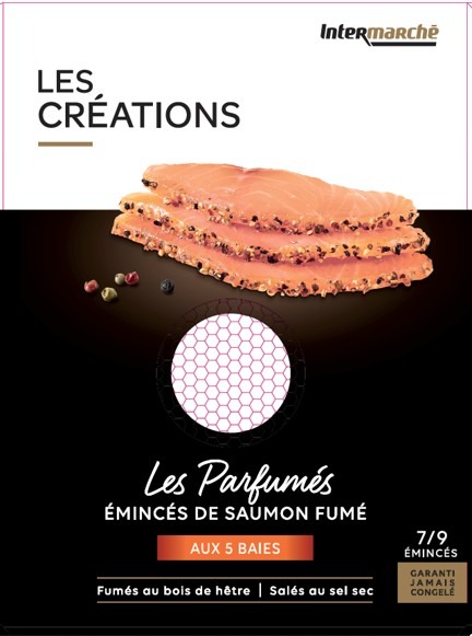 Les parfumés - émincés de saumon fumé aux 5 baies Les Creations : photo du produit rappelé le 08/07/2026