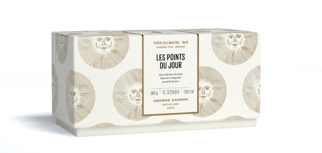 Les points du jour thés noirs et thé noir aromatisé - bio* George Cannon : photo du produit rappelé le 12/05/2021