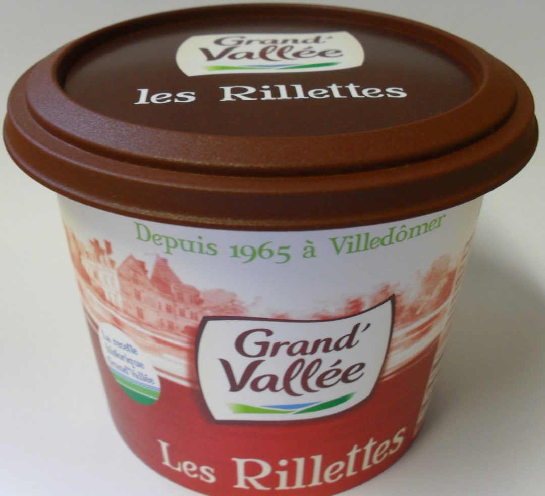 Les rillettes grand'vallee pot 220g : photo du produit rappelé le 14/12/2024
