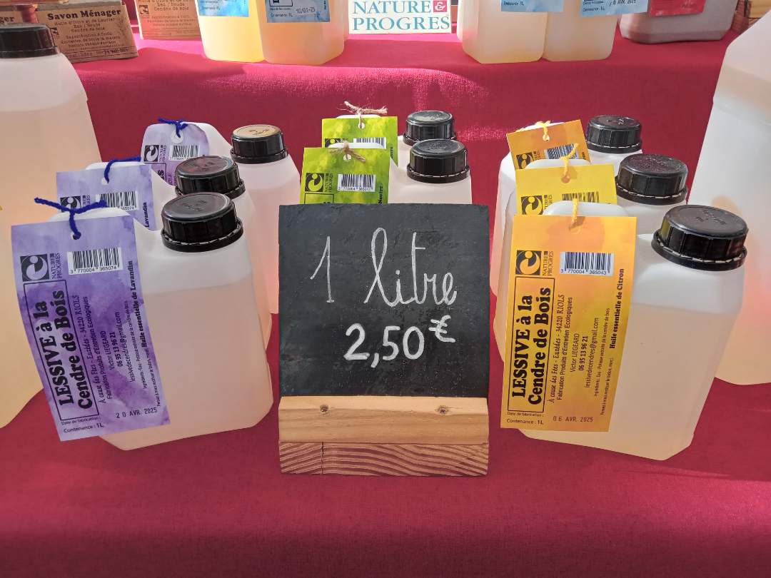 Lessive à la cendre de bois A Cause des Fées : photo 3 sur 3 du produit rappelé le 06/01/2026