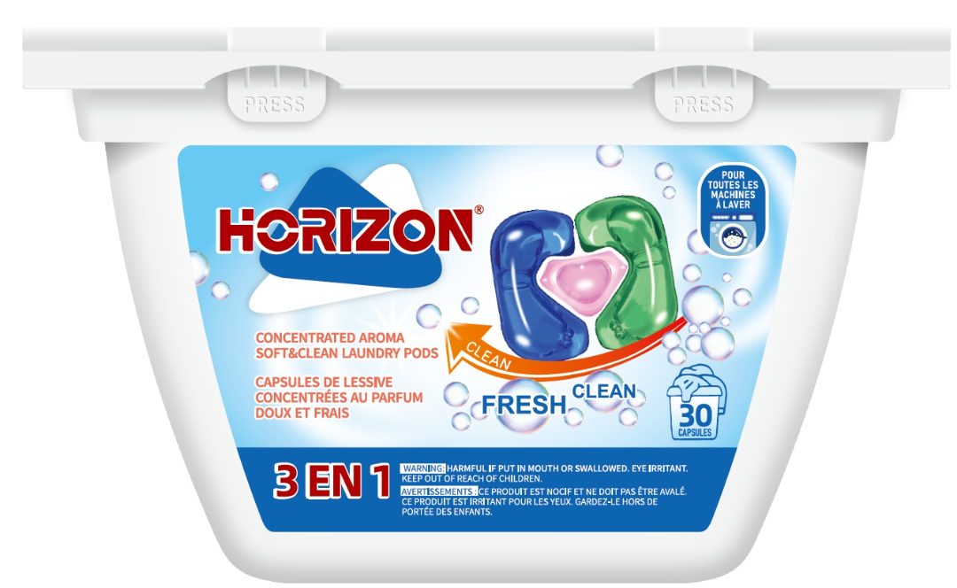 Lessive concentrée 3 en 1 Horizon : photo du produit rappelé le 24/10/2025
