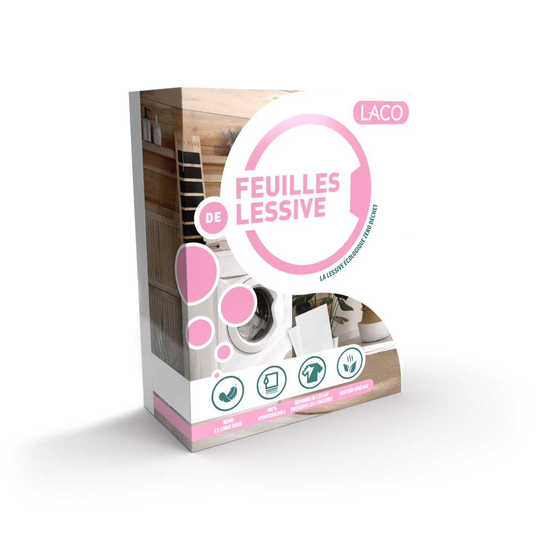 Lessive en feuille Laco : photo du produit rappelé le 30/06/2023