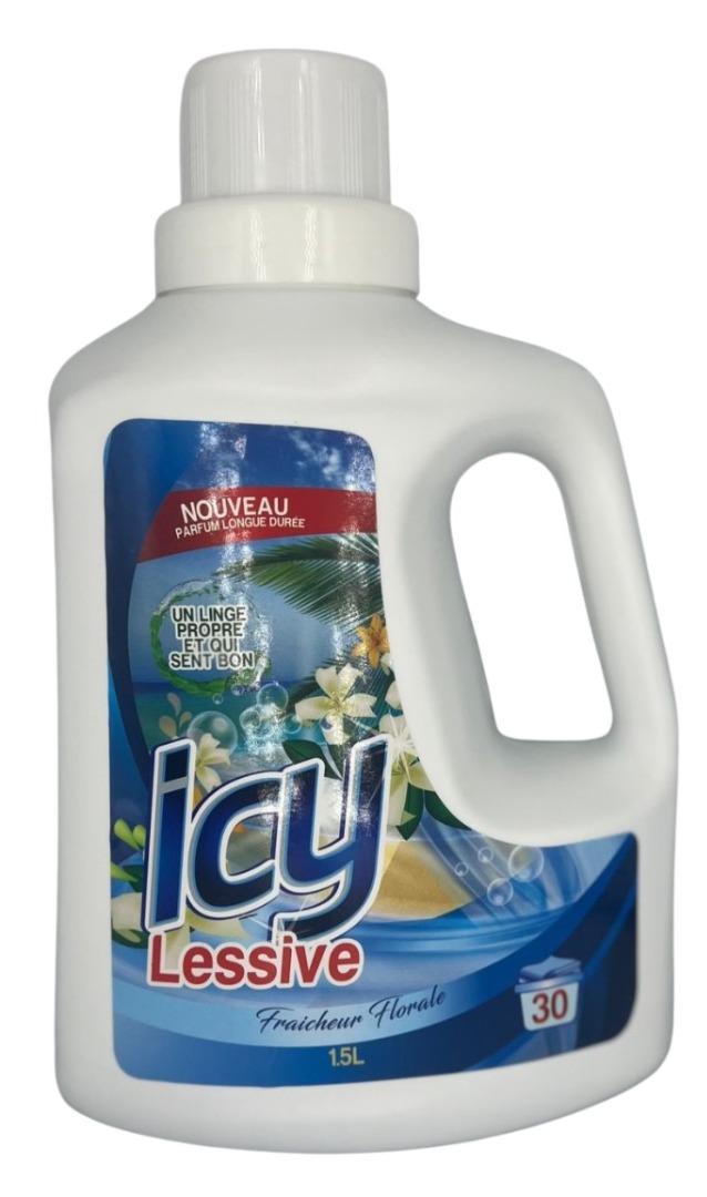 Lessive fraicheur florale 1,5l Icy : photo du produit rappelé le 20/08/2026