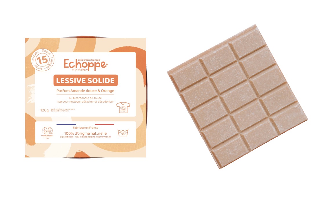 Lessive solide amande orange Echoppe : photo du produit rappelé le 05/08/2025