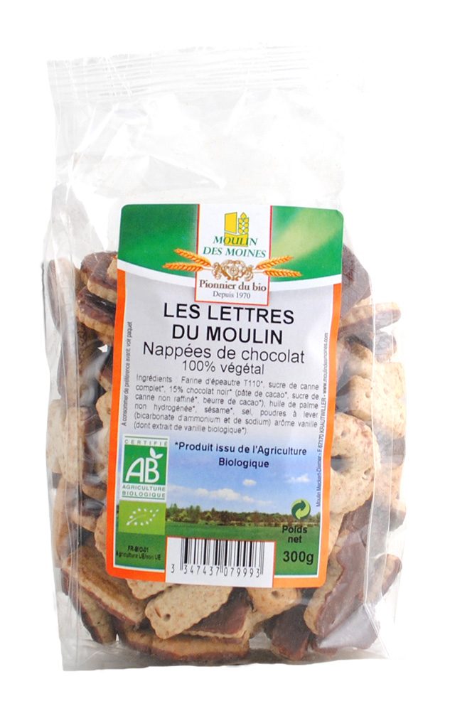 Lettres du moulin nappees choco : photo du produit rappelé le 10/06/2021