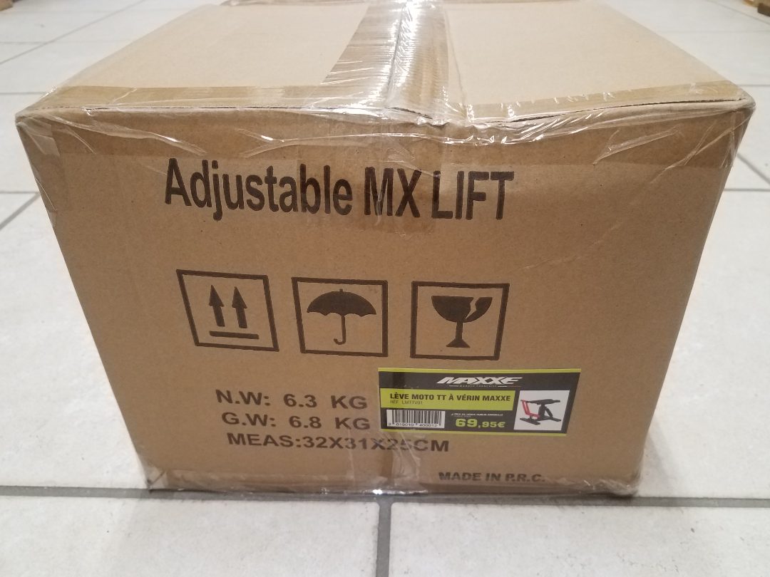Leve moto tt a verin Maxxe : photo 2 sur 4 du produit rappelé le 10/09/2021