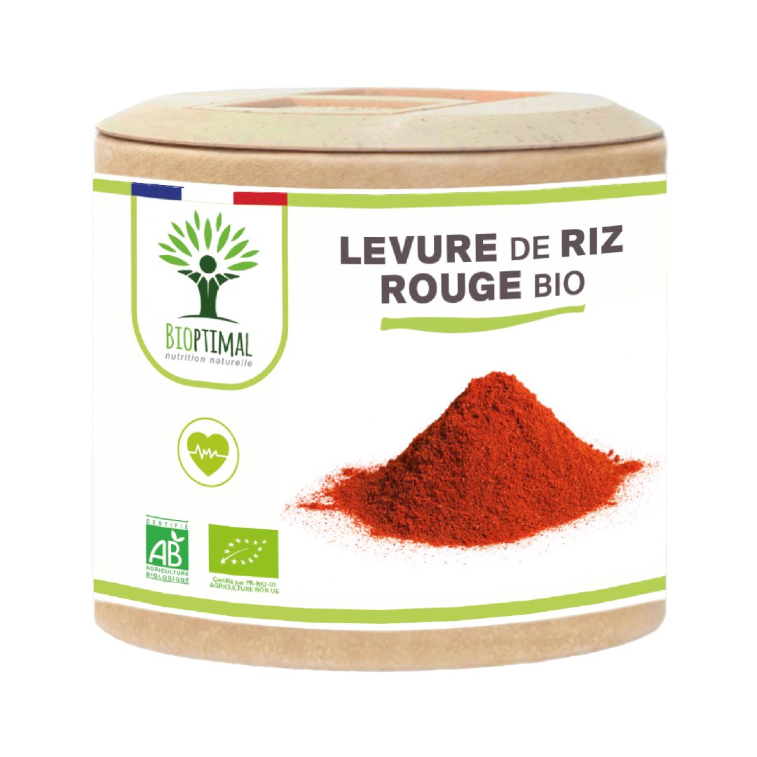 Levure de riz rouge bio Bioptimal : photo du produit rappelé le 06/08/2024