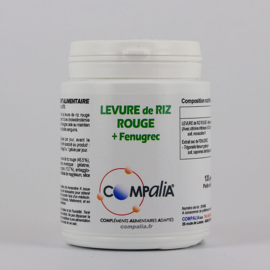 Levure de riz rouge Compalia : photo du produit rappelé le 29/11/2022