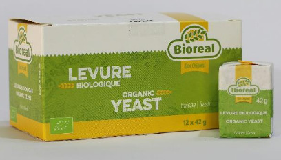 Levure fraîche cube 42g cc Bioreal : photo du produit rappelé le 15/11/2022