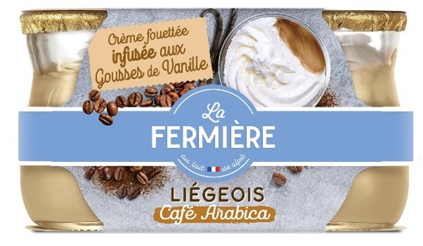 Liégeois café 2x120g La Fermiere : photo du produit rappelé le 16/05/2025