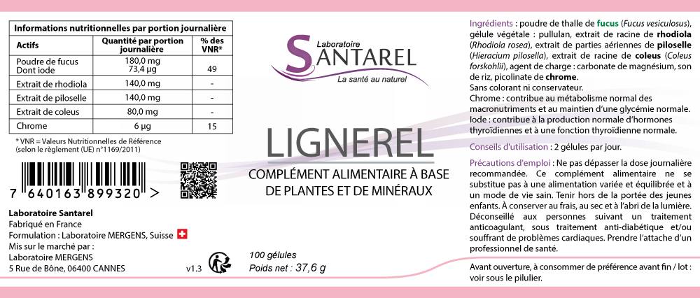 Lignerel Santarel : photo 2 sur 2 du produit rappelé le 28/05/2021