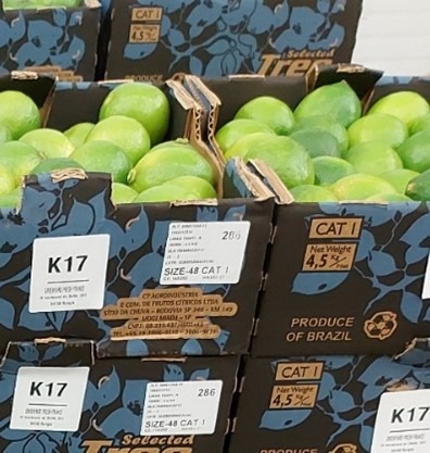 Lime Selected Tree Limes : photo 1 sur 4 du produit rappelé le 23/11/2023