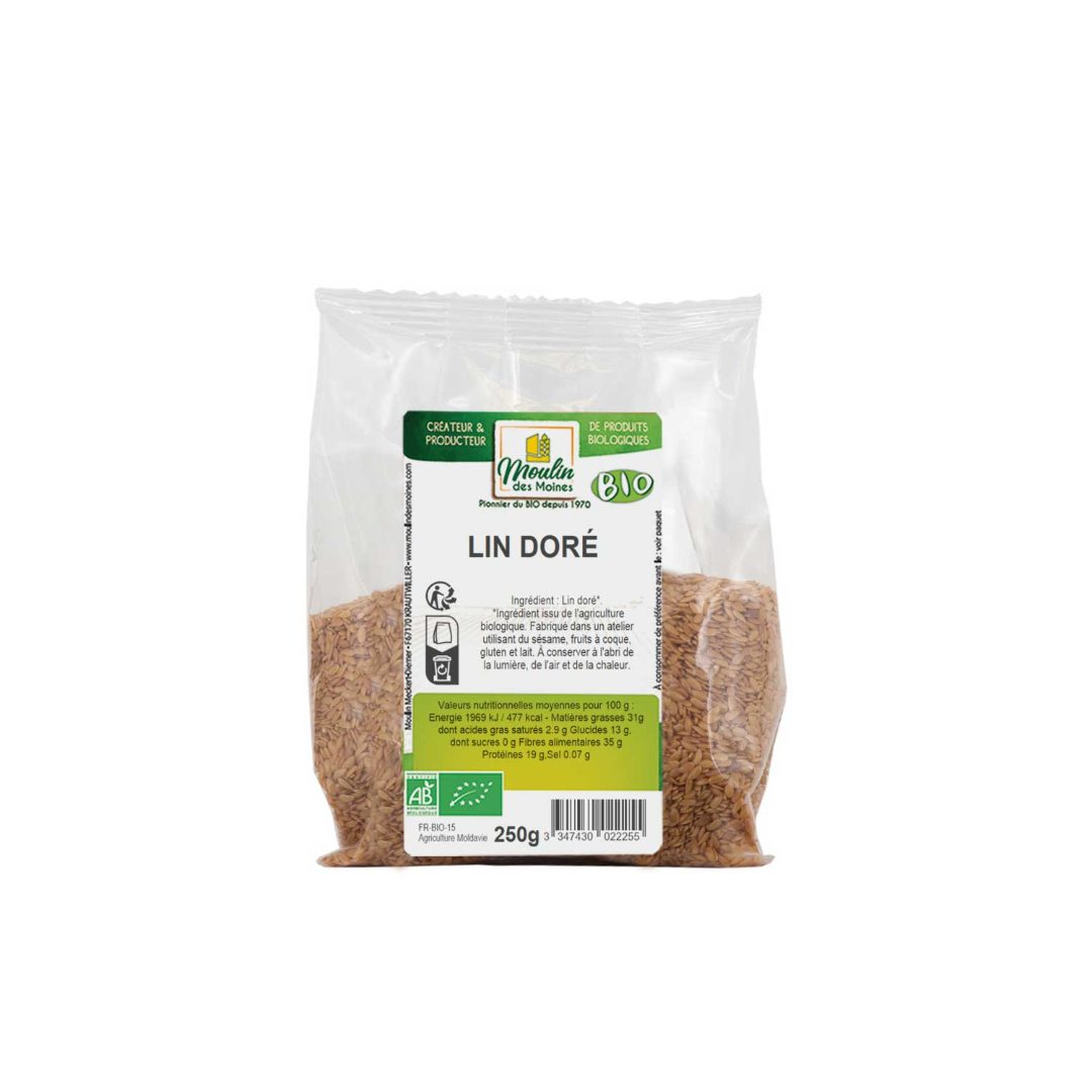 Lin doré Moulin des Moines : photo du produit rappelé le 03/09/2025