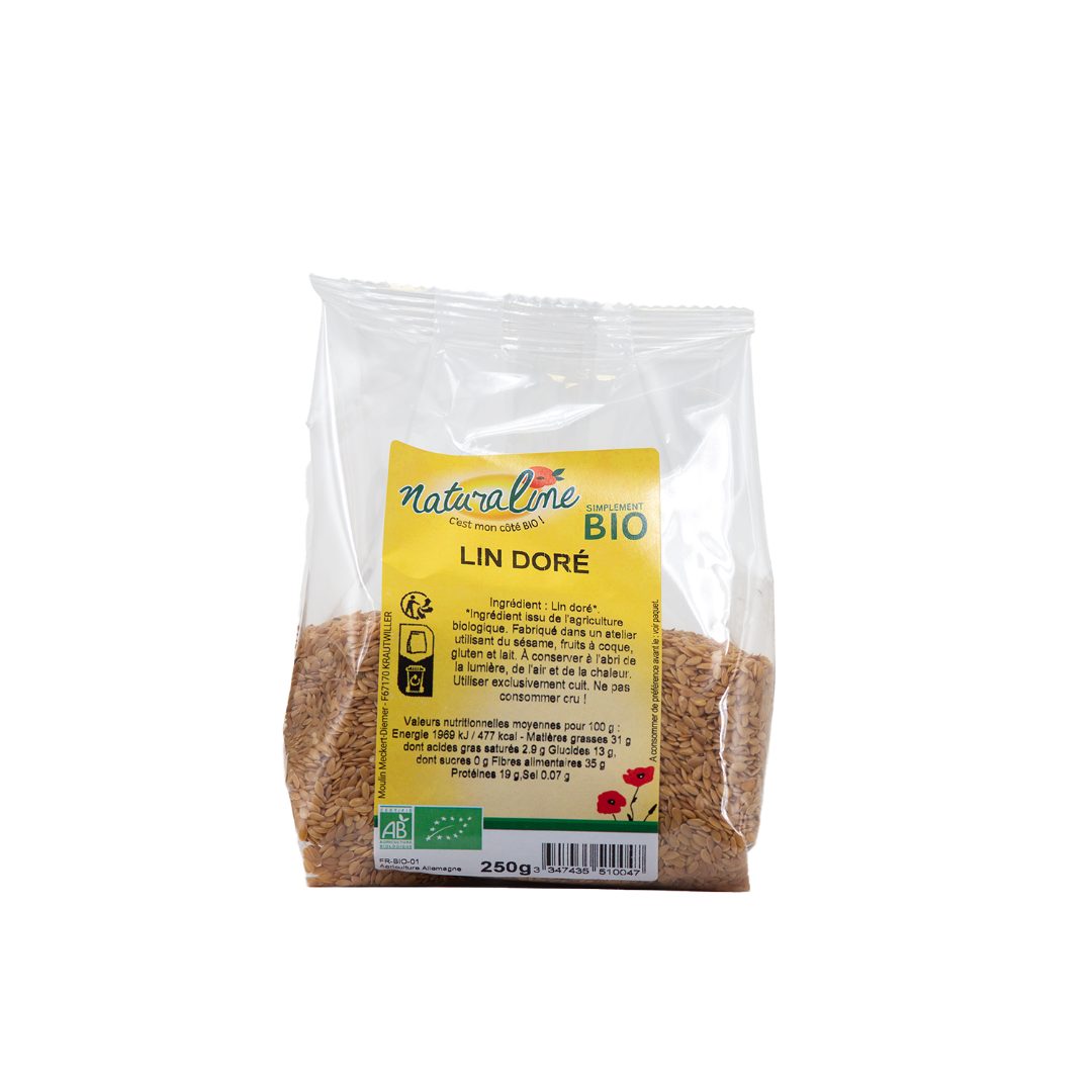 Lin doré Naturaline : photo du produit rappelé le 03/09/2025