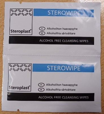 Lingette désinfectante sans alcool « sterowipe » non stérile Steroplast : photo 2 sur 2 du produit rappelé le 09/09/2025