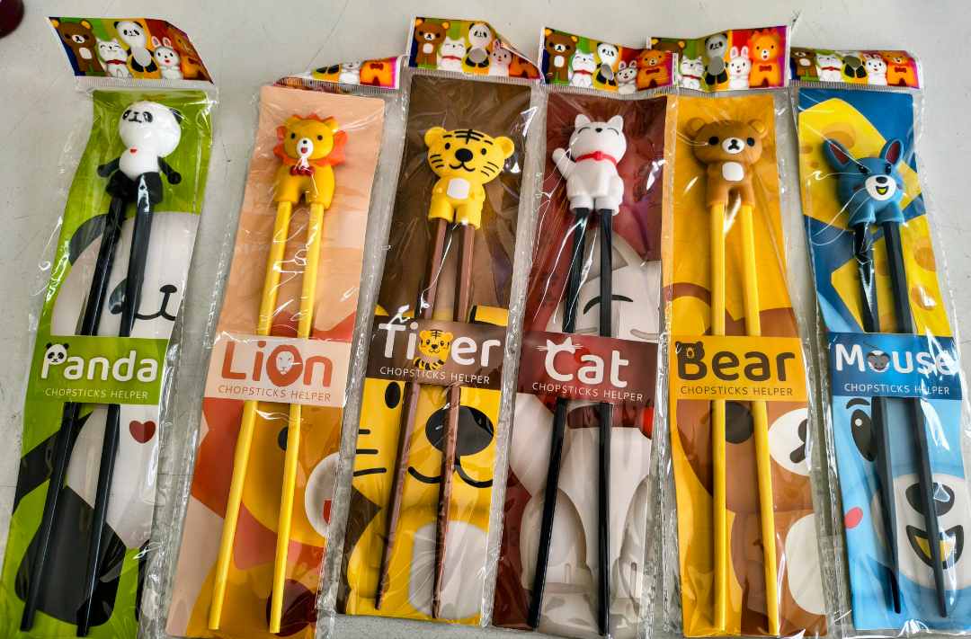 Lion, lapin, tigre, souris, ours, chat chopsticks helper / aide baguette : photo du produit rappelé le 17/02/2026
