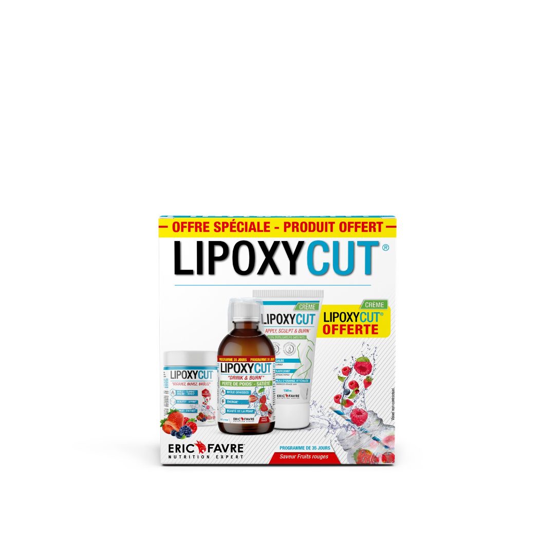 Lipoxycut fruits rouge Eric Favre Nutrition Expert : photo 3 sur 4 du produit rappelé le 29/04/2025
