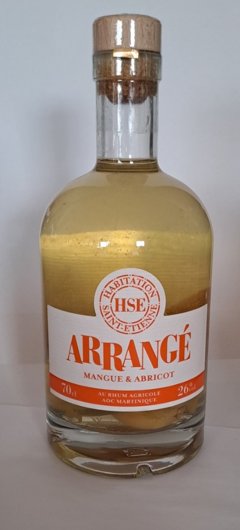 Liqueur au rhum mangue abricot 26° Hse Arrangé : photo 2 sur 2 du produit rappelé le 07/03/2025