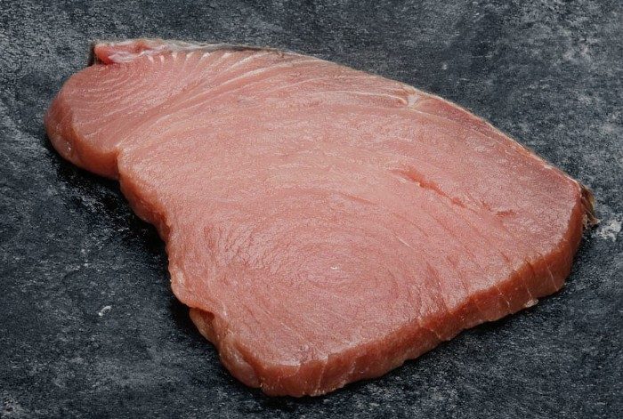 Longe de thon albacore 3/5 kg pêché en océan indien : photo du produit rappelé le 19/08/2026
