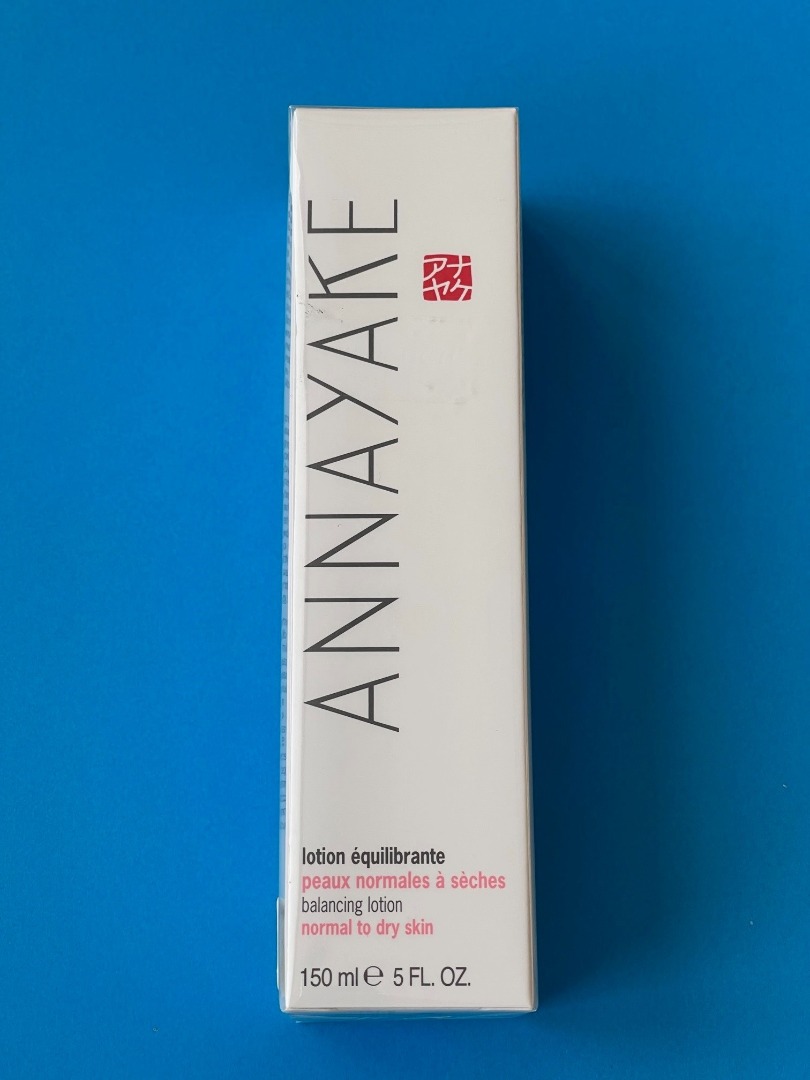 Lotion equilibrante peaux normales a seches Annayake : photo du produit rappelé le 03/11/2022
