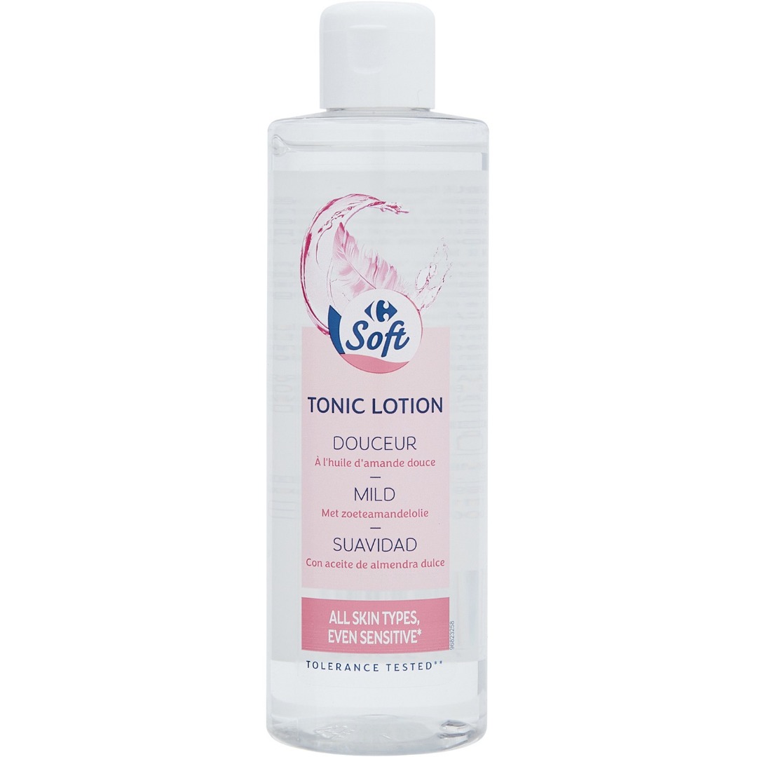 Lotion tonique 250 ml Carrefour Soft : photo du produit rappelé le 23/10/2024