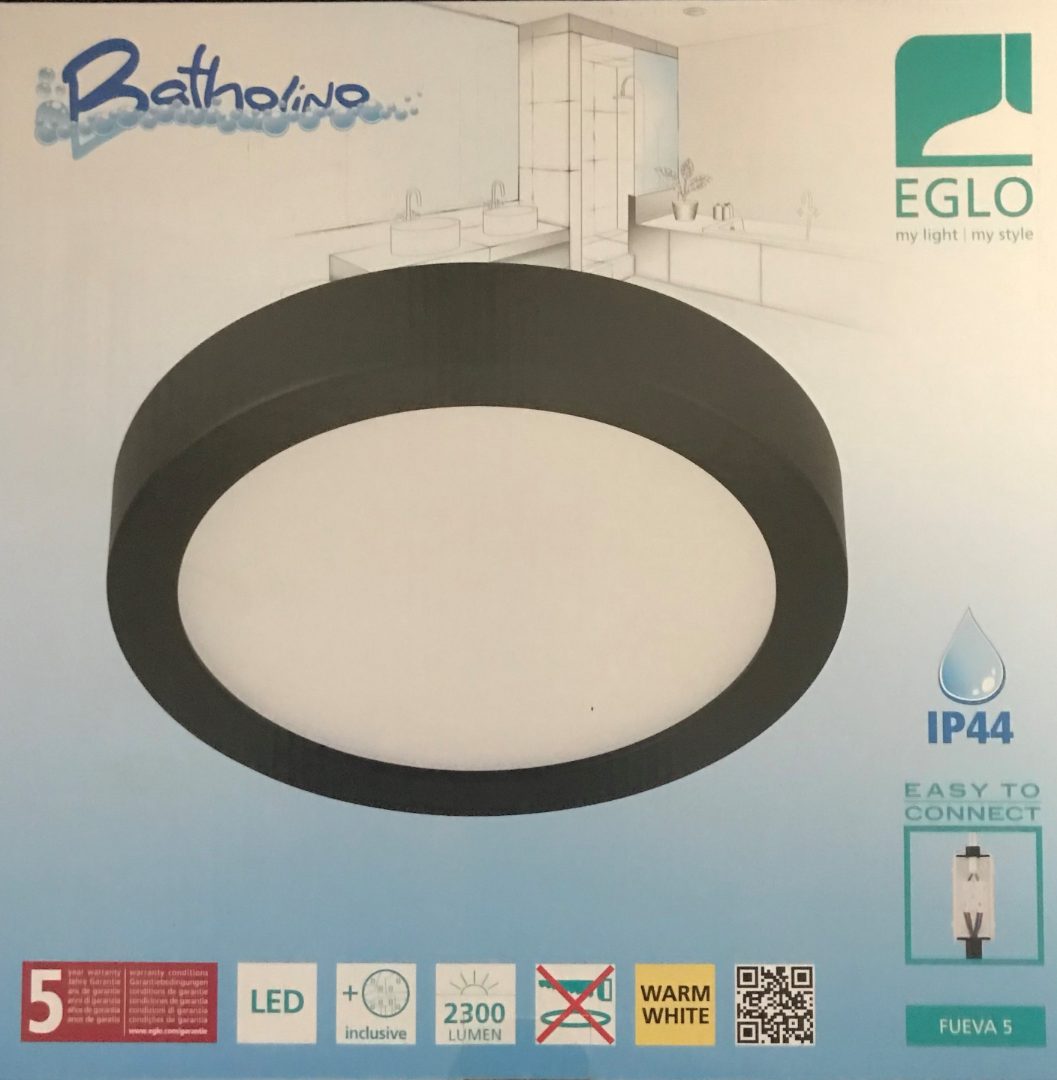 Luminaire de salle de bain fueva 5 Eglo : photo 2 sur 2 du produit rappelé le 16/11/2021