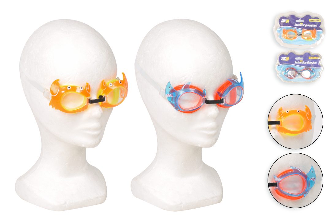 Lunettes piscine enfant teintées ajustables Way and Waves : photo du produit rappelé le 12/11/2024