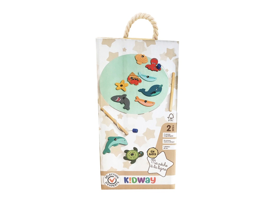 Ma pêche à la ligne en bois Kidway : photo du produit rappelé le 27/05/2024