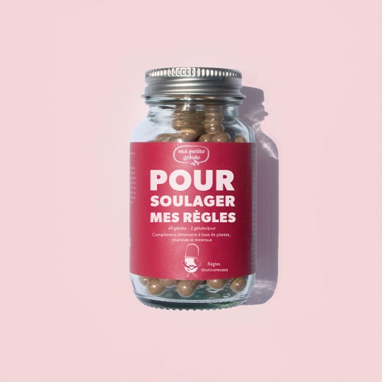 Ma petite gélule pour soulager mes regles : photo du produit rappelé le 27/03/2023