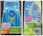 Ma première télécommande peppa pig (peppa's first remote control) : photo du produit rappelé le 07/04/2023