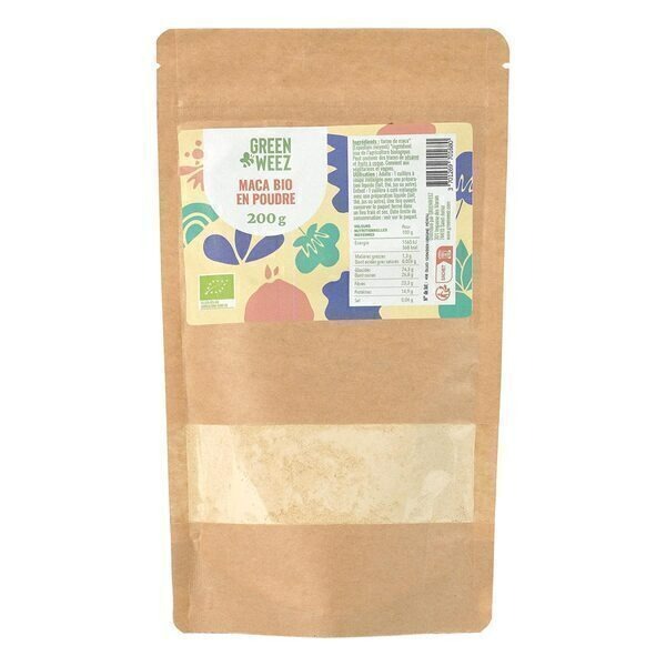 Maca bio en poudre Greenweez : photo du produit rappelé le 30/10/2024