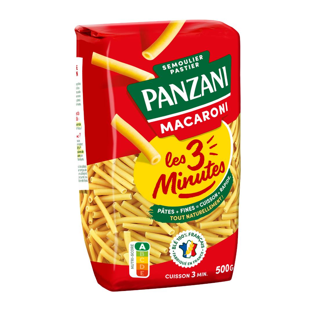 Macaroni 500g cuisson rapide Panzani : photo du produit rappelé le 12/04/2024