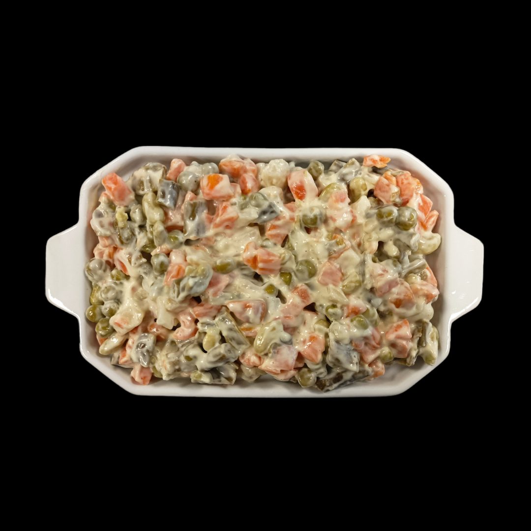Macedoine de legumes vendue au rayon traiteur charcuterie : photo du produit rappelé le 02/09/2026