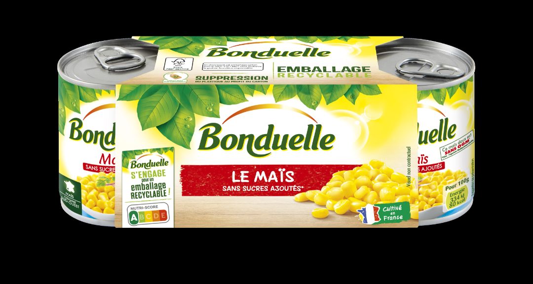 Maïs doux en grain, sans sucres ajoutés Bonduelle : photo du produit rappelé le 30/04/2025