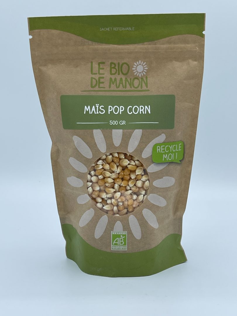 Maïs pop corn Le BIO de Manon : photo du produit rappelé le 31/03/2023
