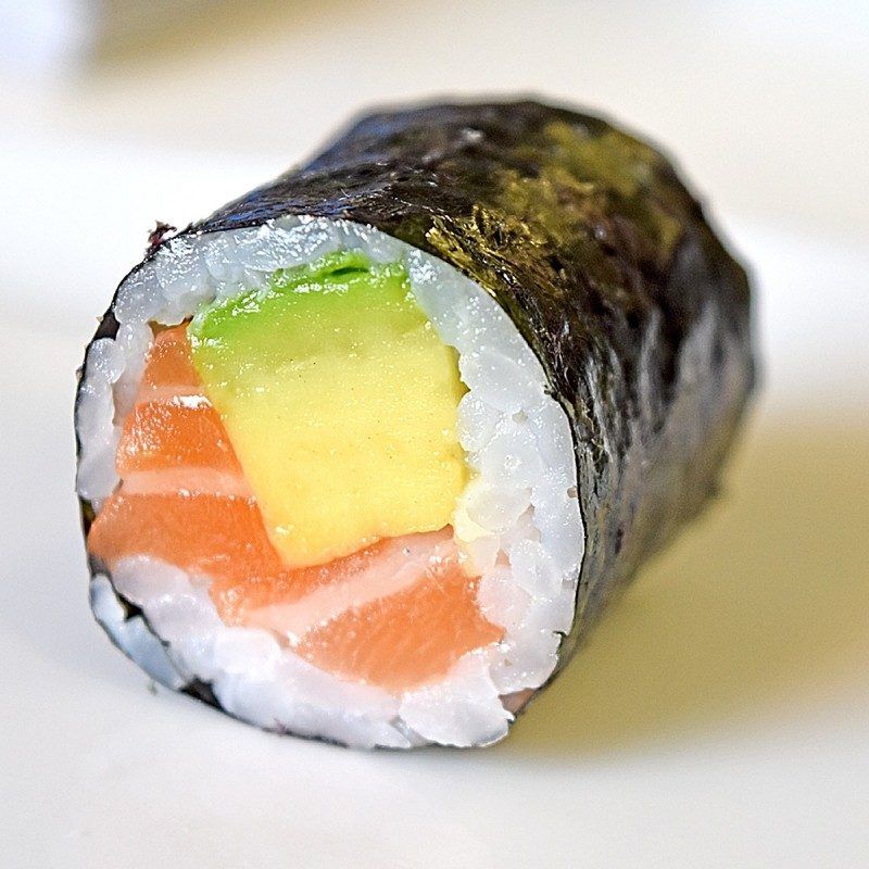 Maki saumon avocat : photo du produit rappelé le 30/12/2025