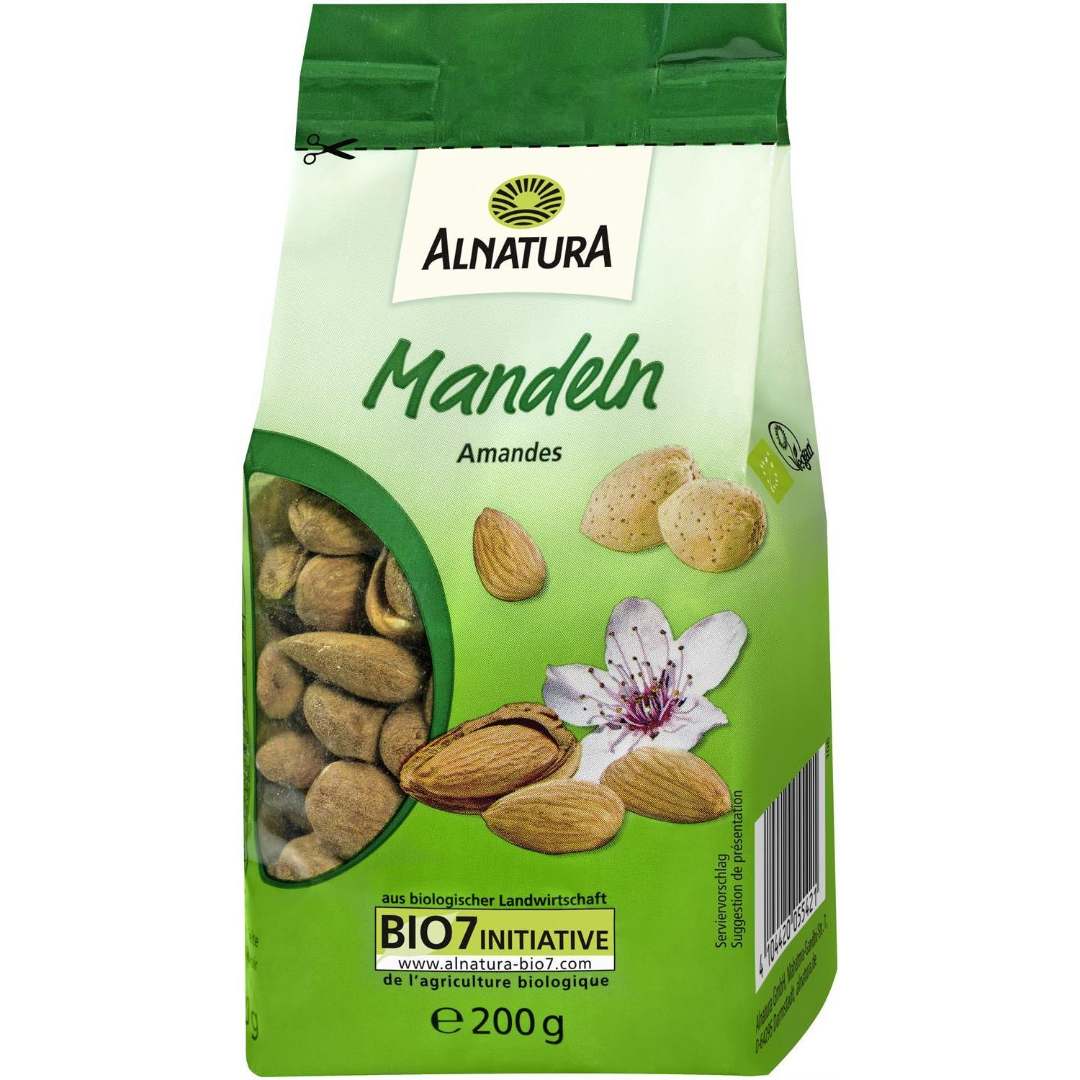 Mandeln (amandes) Alnatura : photo du produit rappelé le 30/03/2022