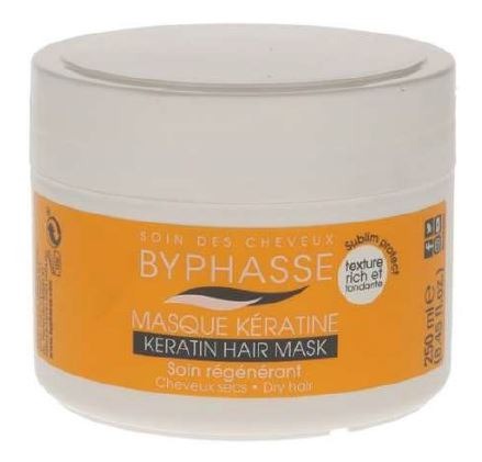 Masque capillaire kératine byphasse cheveux secs 250ml : photo du produit rappelé le 29/08/2022