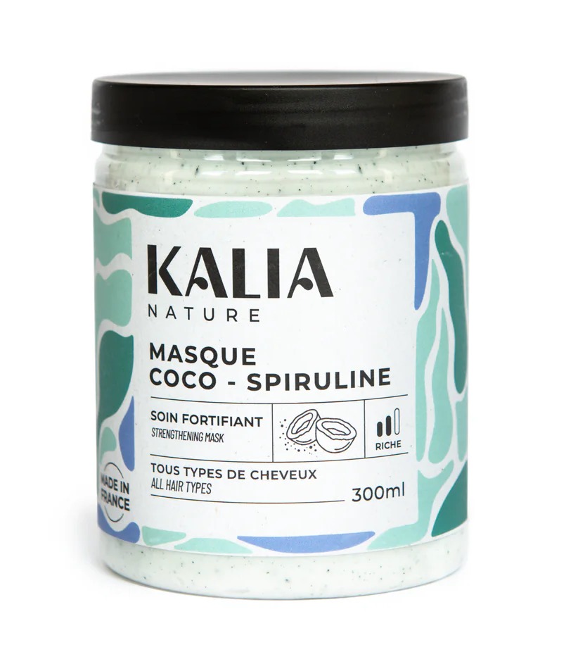 Masque coco-spiruline Kalia Nature : photo du produit rappelé le 16/10/2024