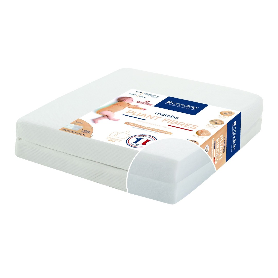 Matelas pliant fibres Candide : photo du produit rappelé le 07/11/2024