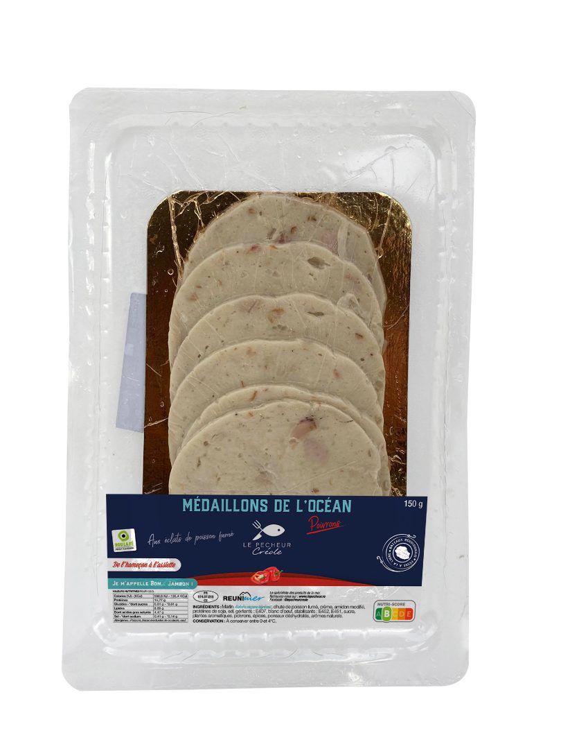 Médaillon de l'océan aux poivrons Le Pêcheur Créole : photo du produit rappelé le 30/04/2021
