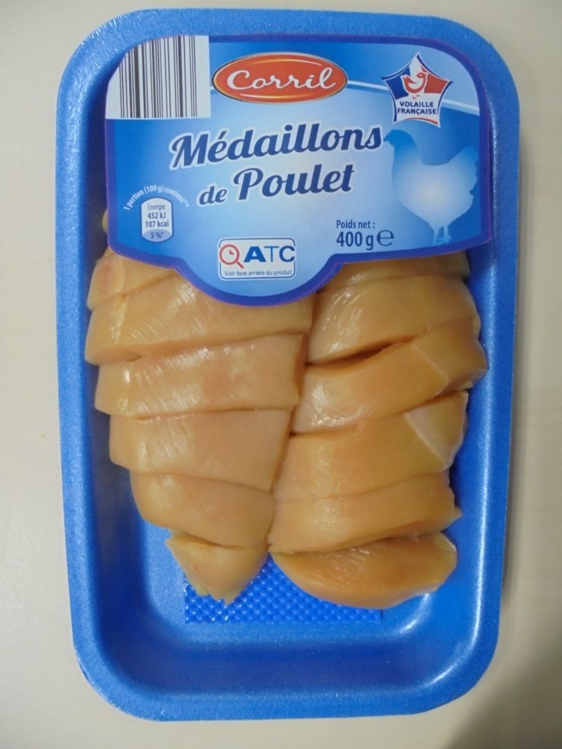 Médaillons de poulet Corril : photo du produit rappelé le 19/05/2021