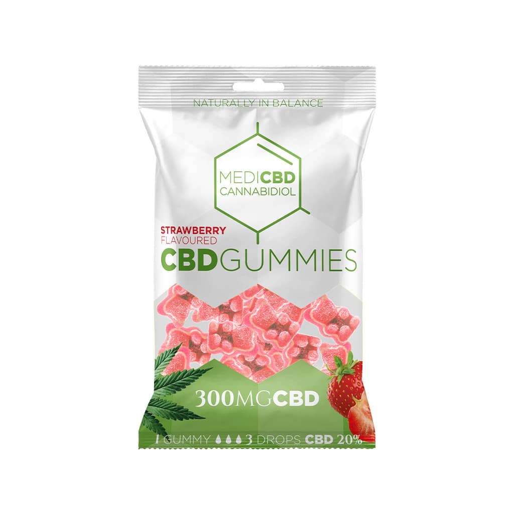 Medi CBD cannabidiol CBD gummies strawberry : photo du produit rappelé le 06/03/2026