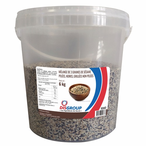 Melange 3 sesames 6kg Disgroup : photo du produit rappelé le 28/05/2026