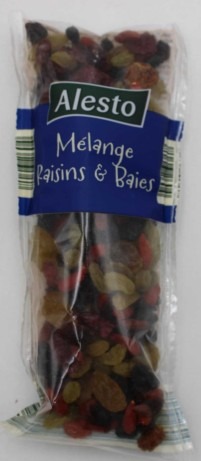 Mélange de baies 100g Alesto : photo du produit rappelé le 03/03/2026