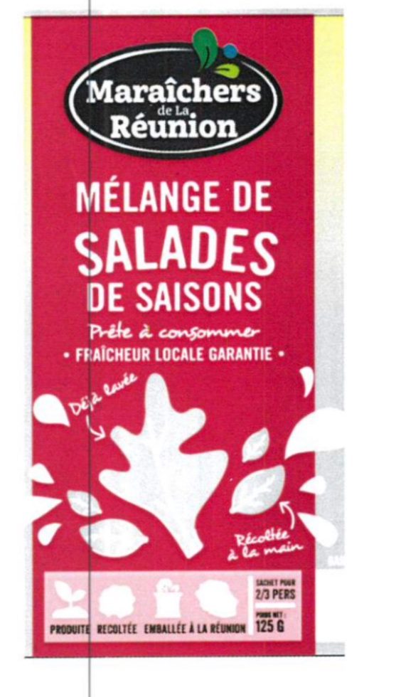 Mélange de saisons - 125g Maraichers de la Réunion : photo du produit rappelé le 08/09/2025