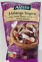 Mélange tropical Alesto : photo du produit rappelé le 24/01/2025