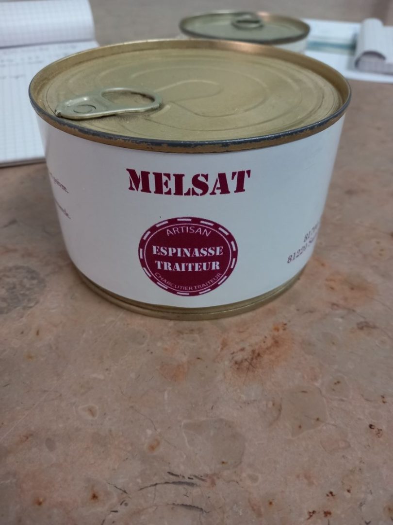 Melsat espinasse traiteur : photo du produit rappelé le 24/01/2024