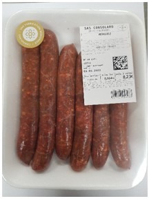 Merguez Consolaro : photo du produit rappelé le 18/09/2024